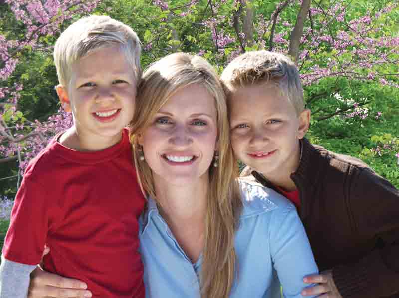 Happy family at the dentist in Washington MI