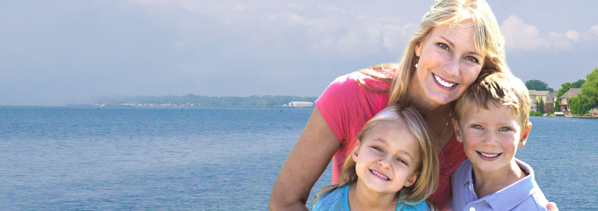 dental cleaning Mother and her kids in Washington MI