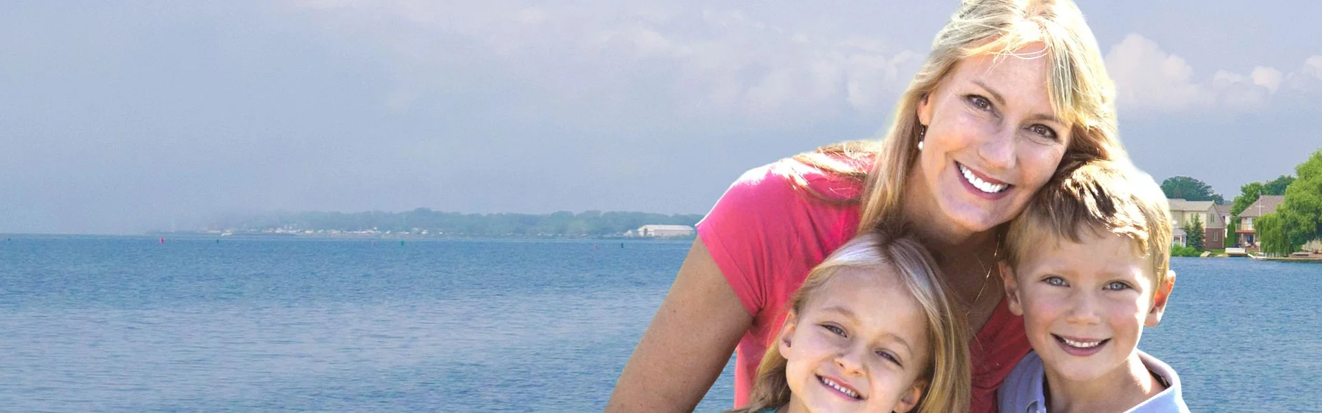 mother and kids after dentistry macomb county Northstar Family Dentistry