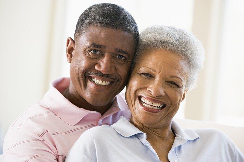 Senior Couple with Dental Implants at Northstar Family Dentistry